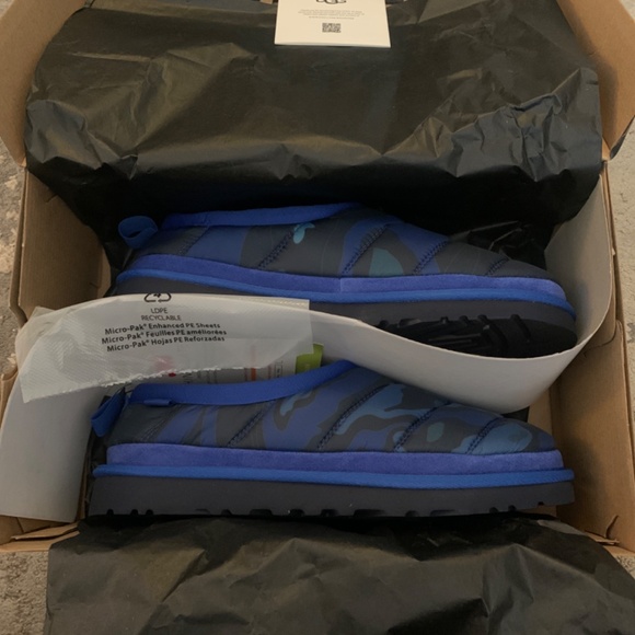 Mens Very RARE UGG Slippers Tasman LTA Cali Topo OCEAN - Picture 3 of 4